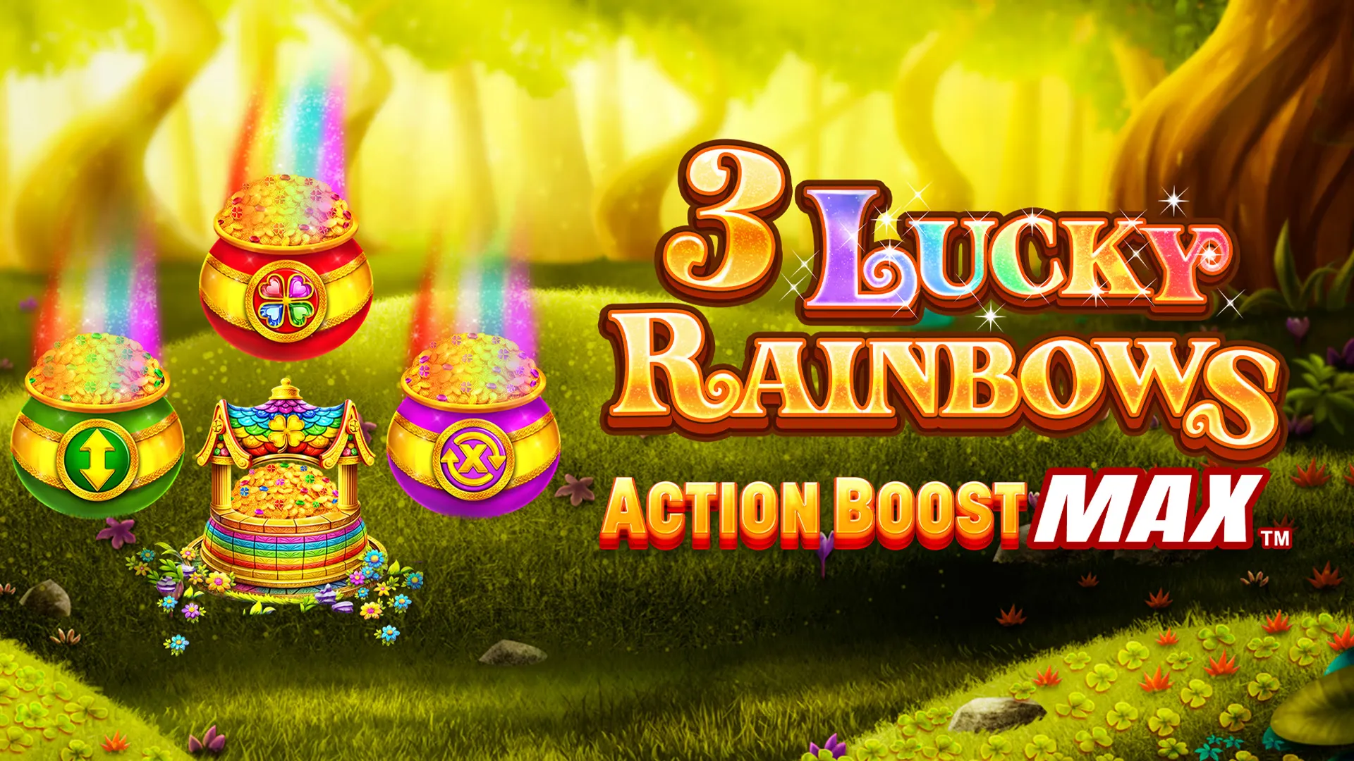 Como Funciona o Slot 3 Lucky Rainbows Action Boost™